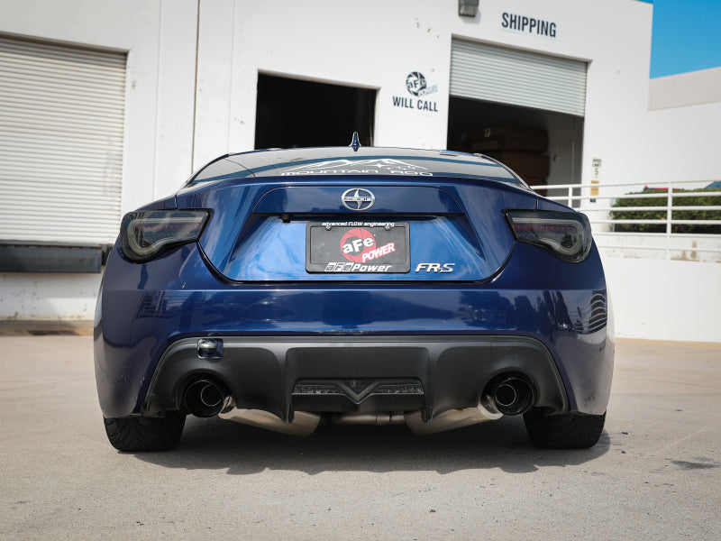 aFe Takeda Exhaust Axle-Back 13-15 Scion FRS / Subaru BRZ 304SS Black Dual Tips Exhaust - eliteracefab.com