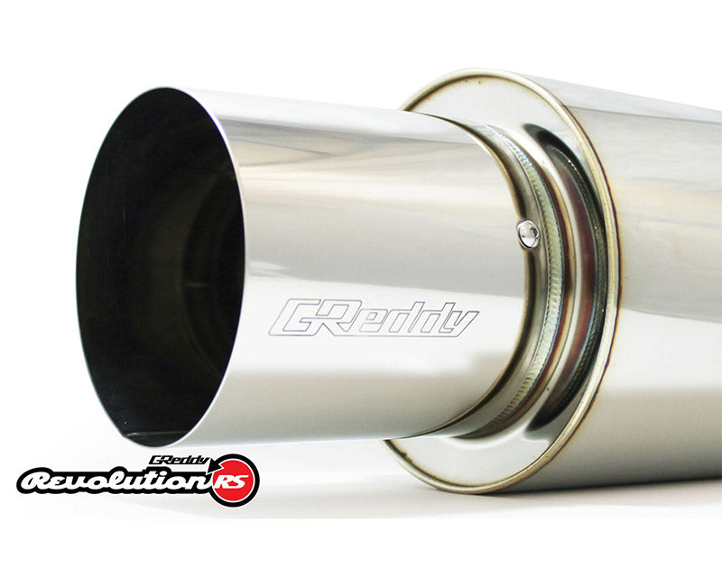 GReddy Universal 2.5" Revolution RS Muffler with Replaceable Tips - eliteracefab.com