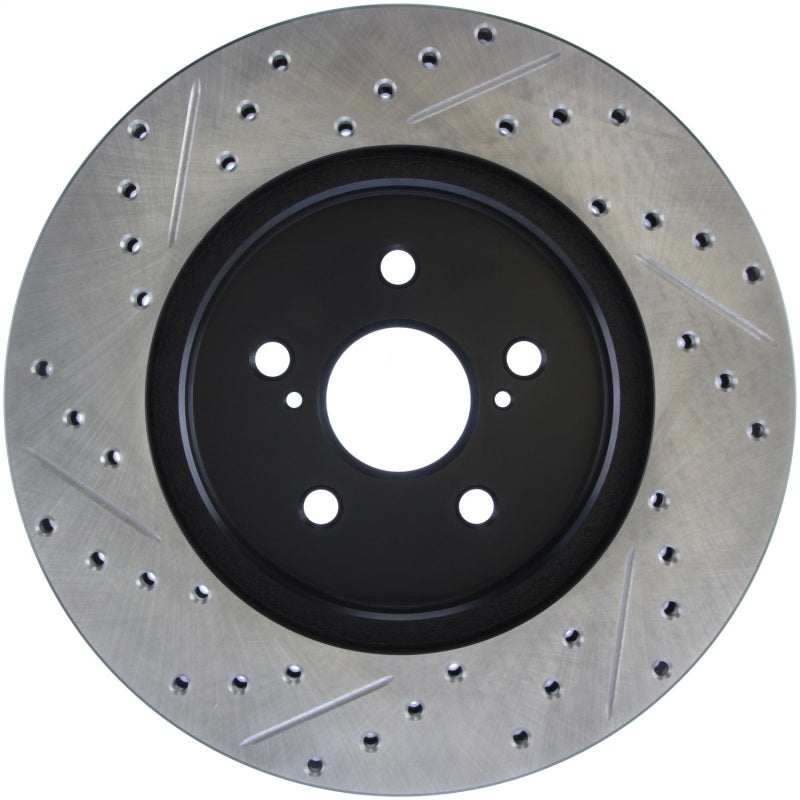 StopTech 04 Lexus RX330 SportStop Slotted & Drilled Left Rear Rotor Stoptech