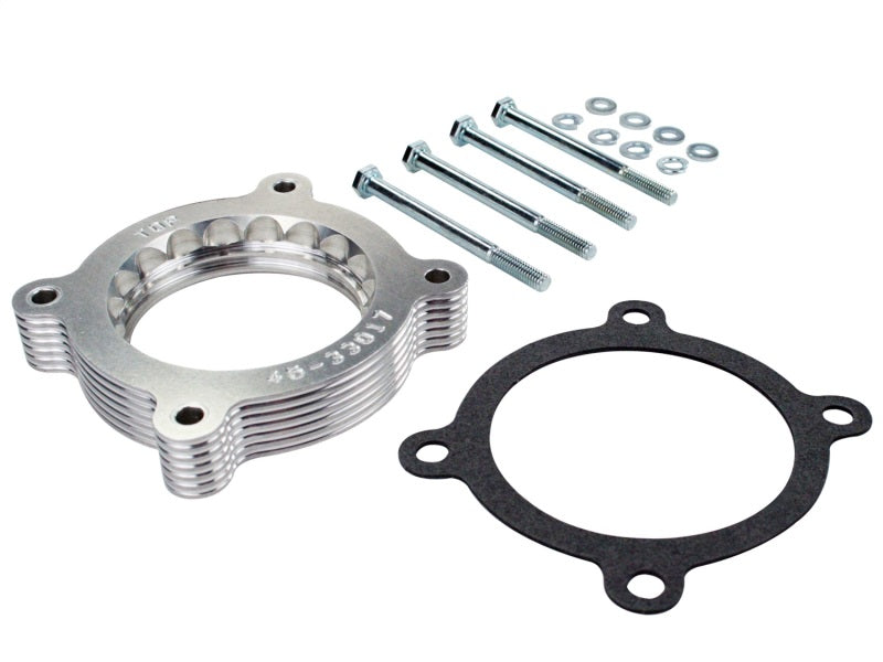 afe Silver Bullet Throttle Body Spacer 11-12 Ford F-150 V6 3.5L (tt) EcoBoost - eliteracefab.com