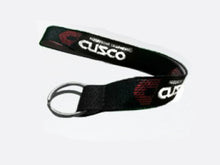 Load image into Gallery viewer, Cusco Keychain with Ring - Black Strap with Cusco Logo - eliteracefab.com