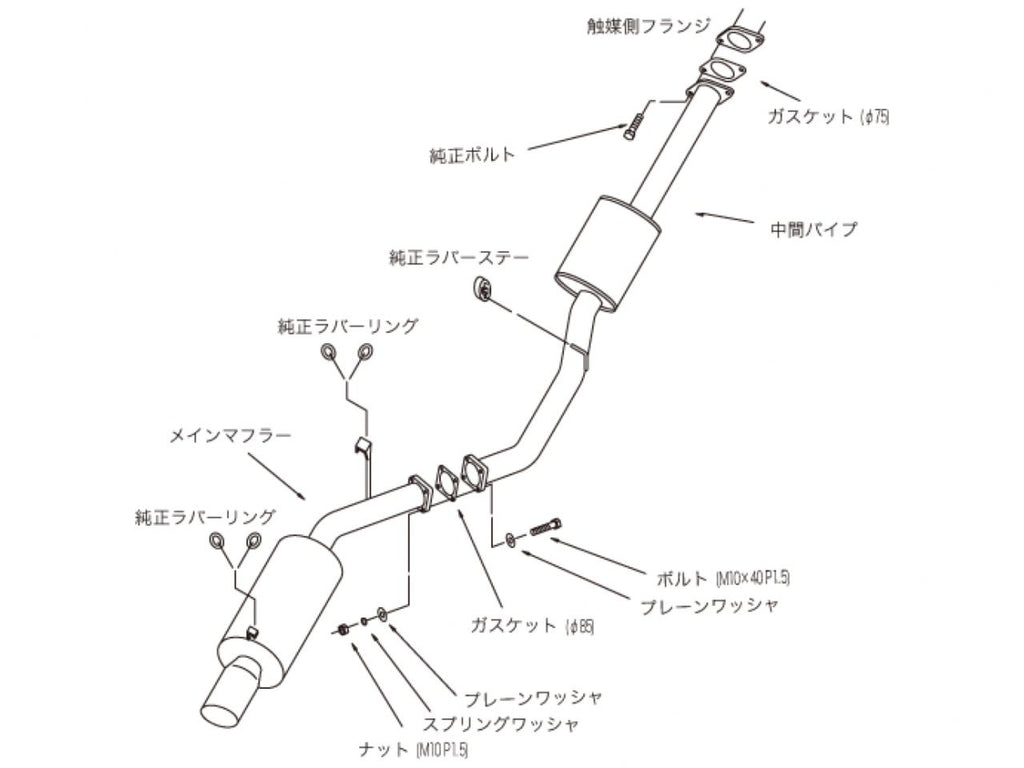 HKS Silent Hi-Power Exhaust Toyota Supra MKIII 7MGTE 88-92 - eliteracefab.com