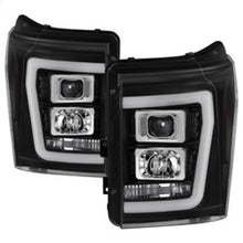 Load image into Gallery viewer, Spyder Ford F-250/F-350/F450 Super Duty 11-16 V2 Projector Headlights - Black (PRO-YD-FS11V2-LB-BK) - eliteracefab.com