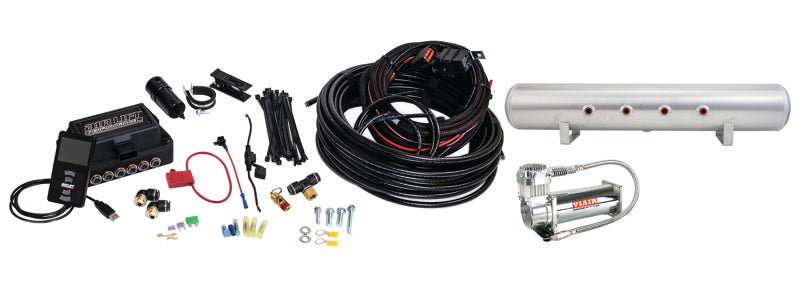 Air Lift Performance 3P (3/8 Air Line 5 Gal Raw Aluminum Tank VIAIR 444C Comp) - eliteracefab.com