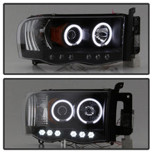 Load image into Gallery viewer, Spyder Dodge Ram 1500 02-05 03-05 Projector Headlights CCFL Halo LED Blk PRO-YD-DR02-CCFL-BK - eliteracefab.com