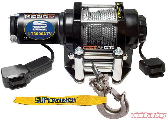 Superwinch 3000 LBS 12 VDC 3/16in x 50ft Steel Rope LT3000 Winch - eliteracefab.com