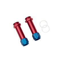 Load image into Gallery viewer, Russell Performance -8 AN Carb Inlet Fittings (2 pcs.) (Red/Blue)