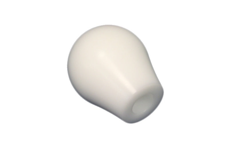 Torque Solution Delrin Tear Drop Shift Knob (White) Universal 10x1.5 - eliteracefab.com
