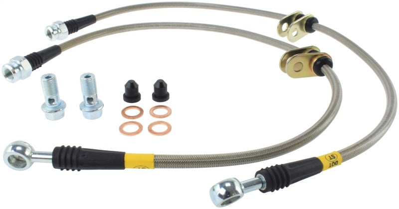 STOPTECH 00-05 HONDA S2000 FRONT SS BRAKE LINES, 950.40008 - eliteracefab.com