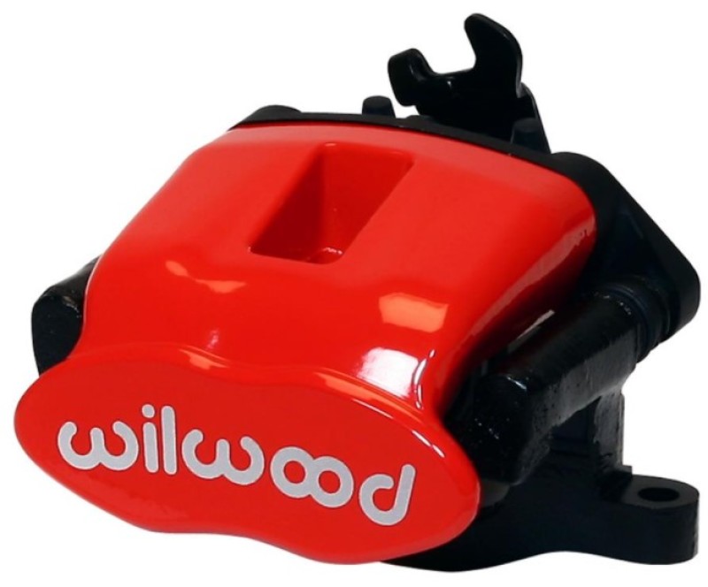Wilwood Caliper-Combination Parking Brake-Pos 13-L/H-Red 41mm piston .81in Disc Wilwood