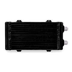 Mishimoto Universal Small Bar and Plate Dual Pass Black Oil Cooler - eliteracefab.com