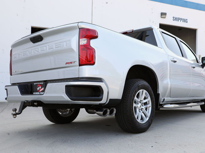 aFe Rebel XD Series 3in 304SS DPF-Back 20-21 GM Trucks L6-3.0L (td) LM2 - Dual Polished Tip aFe