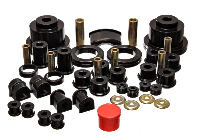 Energy Suspension 04 Pontiac GTO Black Hyper-flex Master Bushing Set - eliteracefab.com