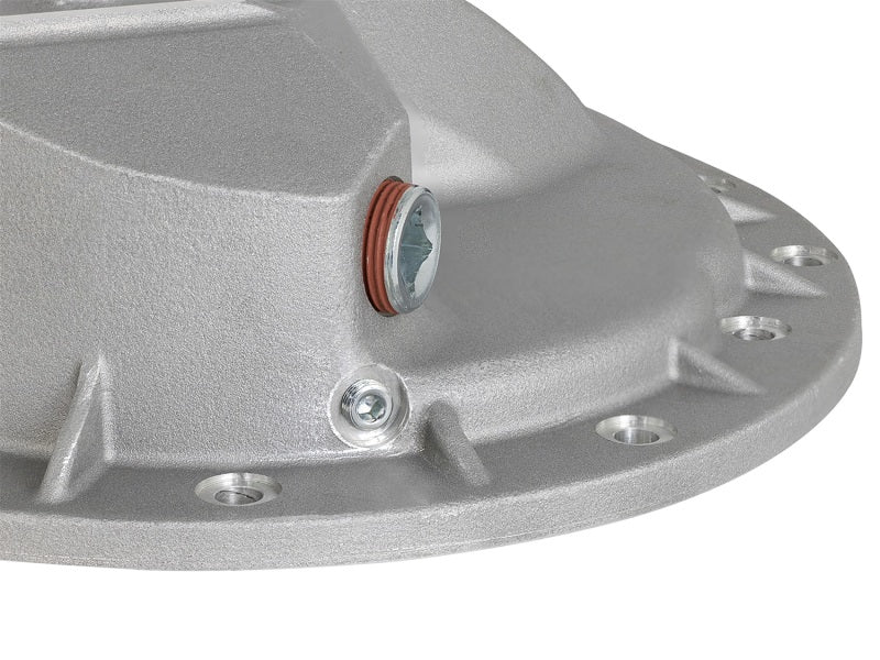 afe Front Differential Cover (Raw; Street Series); Dodge Diesel Trucks 03-12 L6-5.9/6.7L (td) - eliteracefab.com