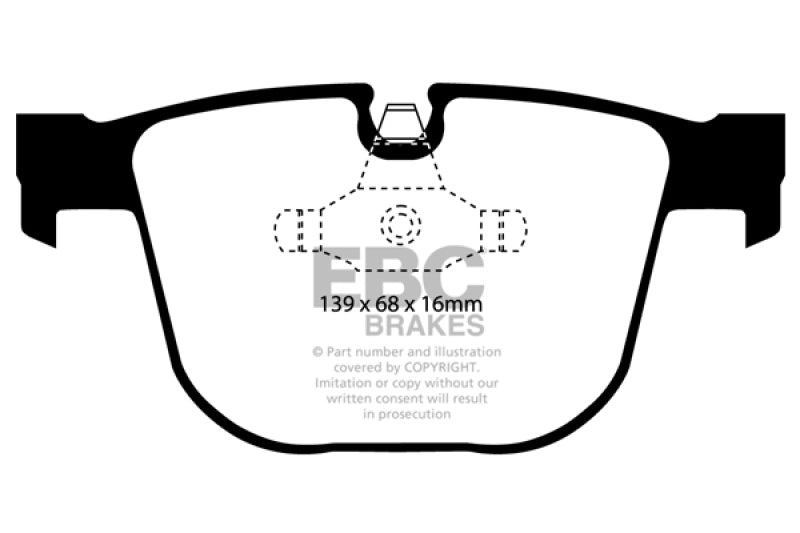 EBC Ultimax2 Rear Brake Pads - UD919 EBC