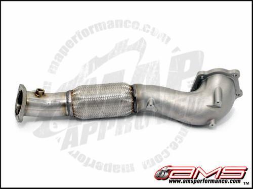 AMS Widemouth Downpipe | 2008-2015 Mitsubishi Evo X - eliteracefab.com