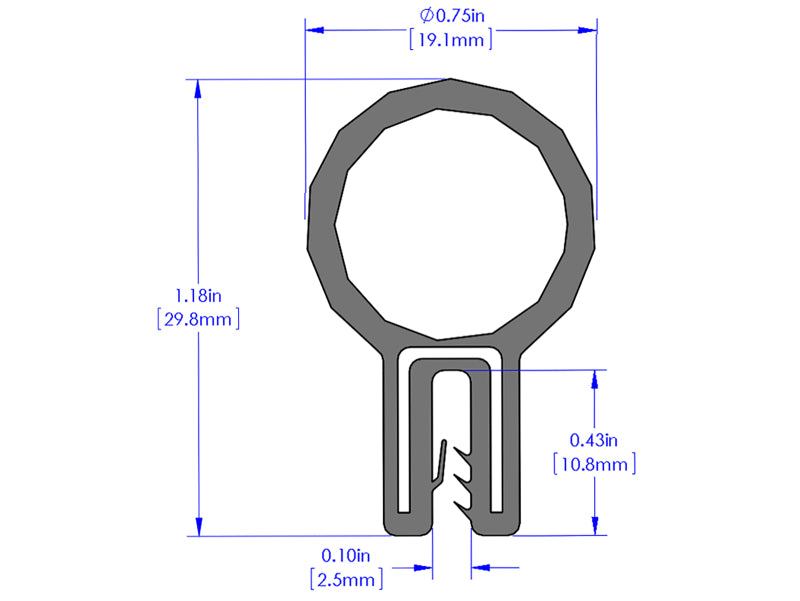 aFe MagnumFORCE Spare Parts Trim Seal Kit (1/16IN X 3/4IN) x 36IN L - eliteracefab.com