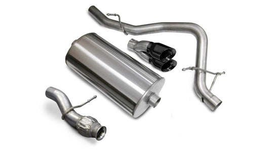 Corsa 09-11 Chevrolet Tahoe 5.3L V8 Black Sport Cat-Back Exhaust CORSA Performance