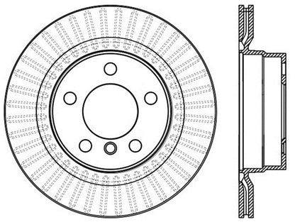 StopTech BMW 12-15 335i / 2014 428i / 2014 235i/228i Rear Right Slotted Sport Brake Rotor - eliteracefab.com