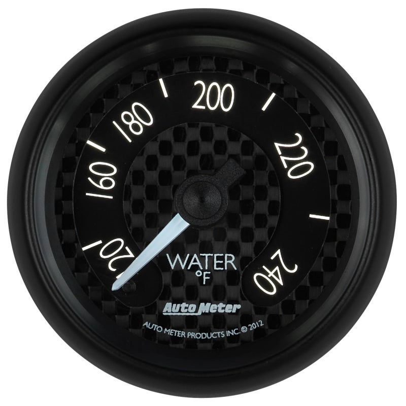 Autometer GT Series 52mm Mechanical 120-240 Deg F Water Temperature Gauge 8032