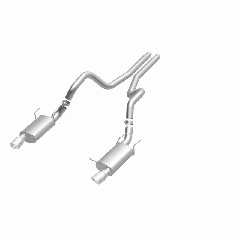 MagnaFlow 13 Ford Mustang Dual Split Rear Exit Stainless Cat Back Performance Exhaust (Street) Magnaflow