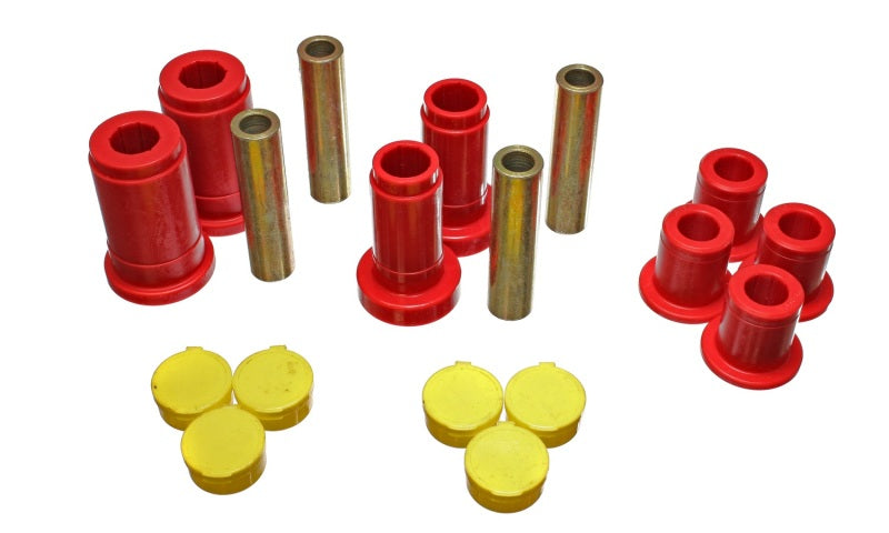 Energy Suspension 02-05 Dodge Ram 1500 2WD Red Front Control Arm Bushing Set - eliteracefab.com