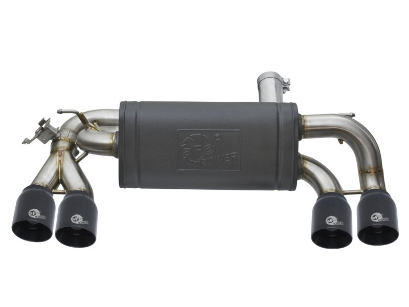 aFe MACHForce XP 3in - 2 1/2in Axle Back 304SS Exhaust w/ Black Tips 16-17 BMW M2 (f87) aFe