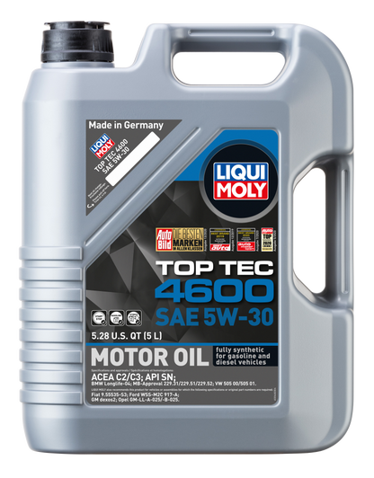 LIQUI MOLY 5L Top Tec 4600 Motor Oil 5W30 LIQUI MOLY