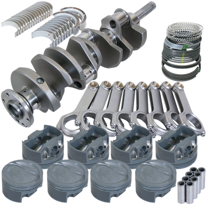 Eagle Ford FE .040 Over Bore Stroker Rotating Assembly Kit w/Dish Piston