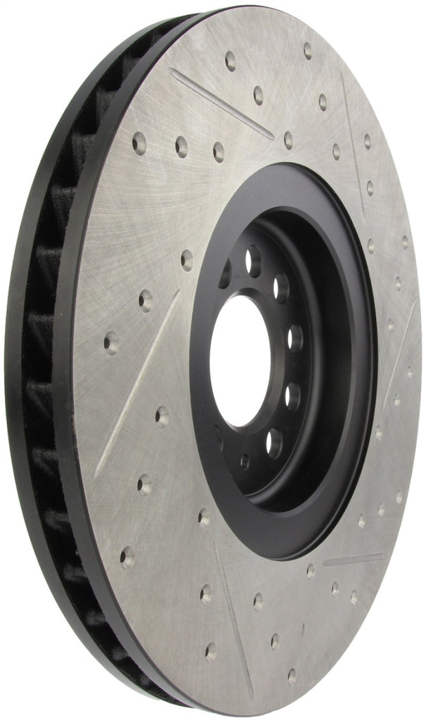 StopTech Slotted & Drilled Sport Brake Rotor - eliteracefab.com