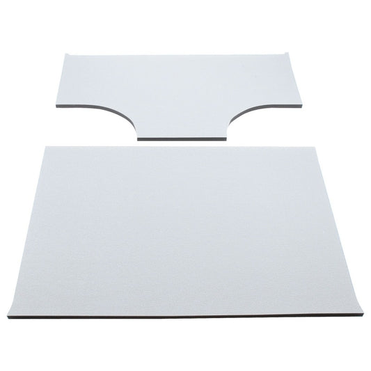 DEI 03-06 Jeep Wrangler TJ 2-Door w/Speaker Pods Boom Mat Headliner - 2 Piece - White DEI