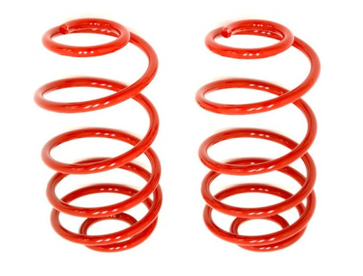 BMR 2" REAR LOWERING SPRINGS - RED (67-72 A-BODY) - eliteracefab.com