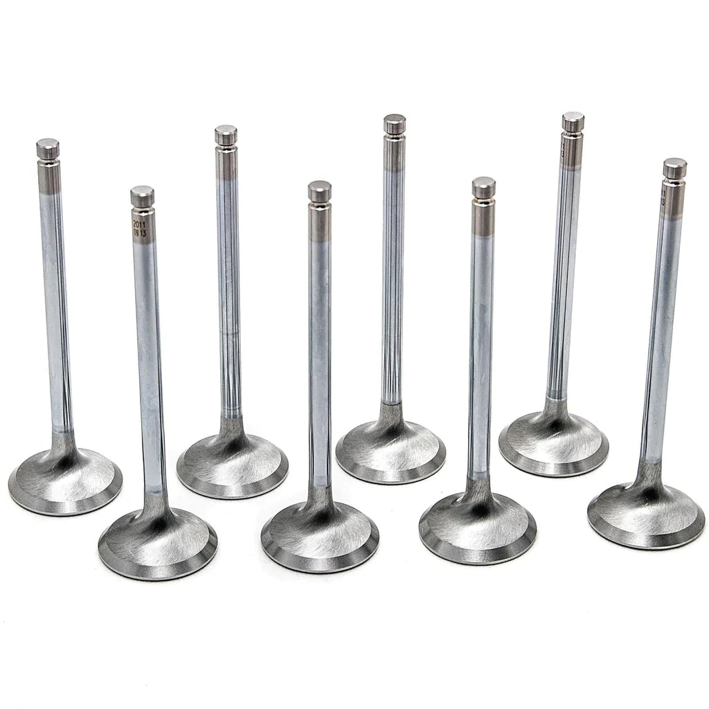 GSC P-D Nissan VR38DETT Chrome Polished Super Alloy Exhaust Valve - 32.15mm Head STD - SET OF 12