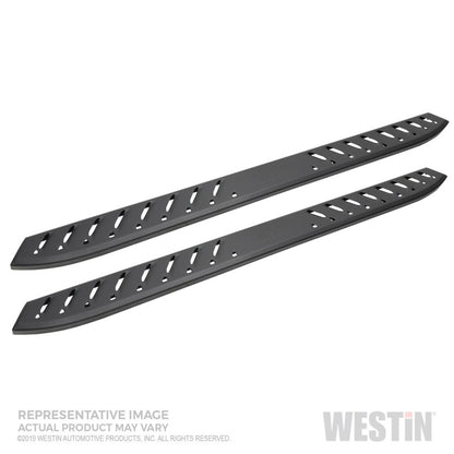 Westin 2019 Chevrolet Silverado/Sierra 1500 Crew Cab Thrasher Running Boards - Textured Black