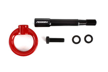 Load image into Gallery viewer, Perrin 08-14 Subaru WRX/STI Hatchback Tow Hook Kit (Rear) - Red - eliteracefab.com