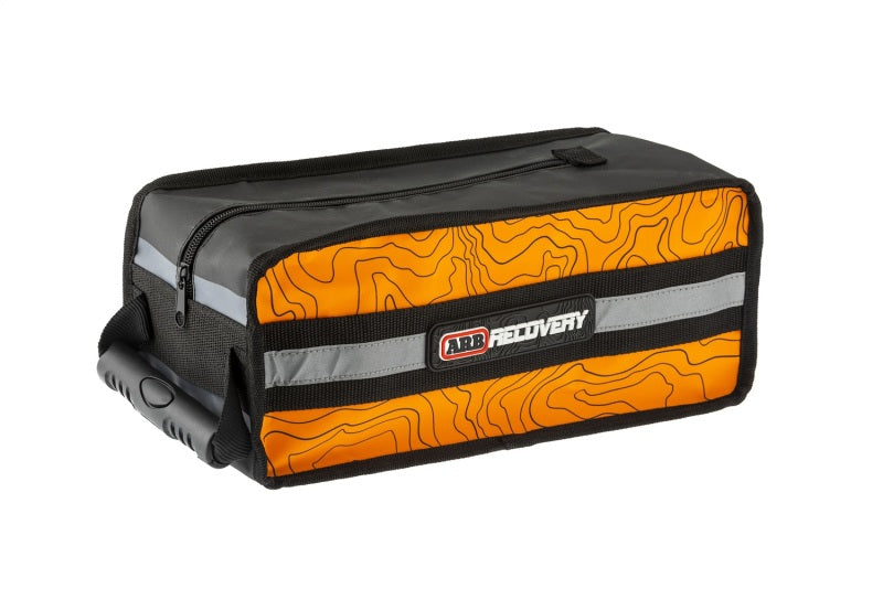 ARB Micro Recovery Bag Orange/Black Topographic Styling PVC Material - eliteracefab.com