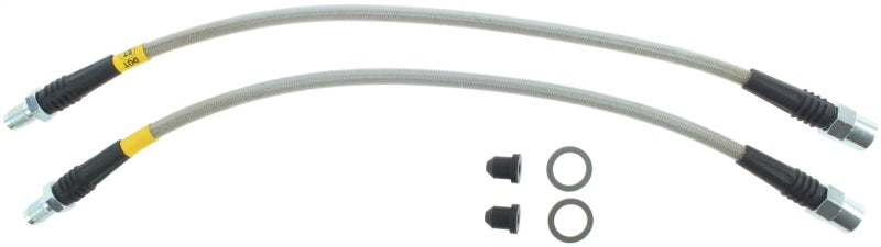 StopTech Stainless Steel Brake Line Kit - Front - eliteracefab.com