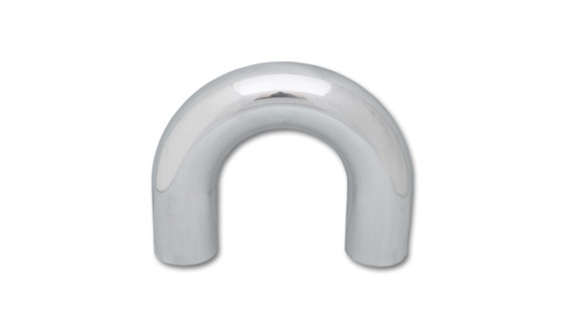 Vibrant 1.5in O.D. Universal Aluminum Tubing (180 degree Bend) - Polished - eliteracefab.com