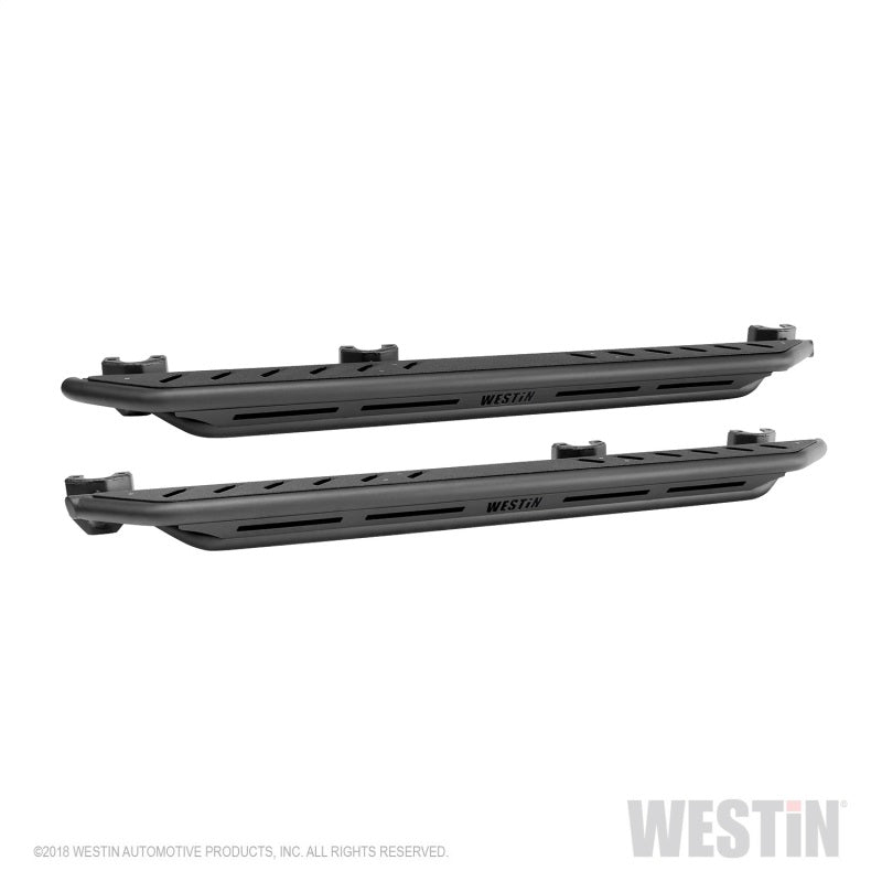 Westin/Snyper 2018+ Jeep Wrangler JL Unlimited 4DR Triple Tube Rock Rail Steps - Textured Black - eliteracefab.com