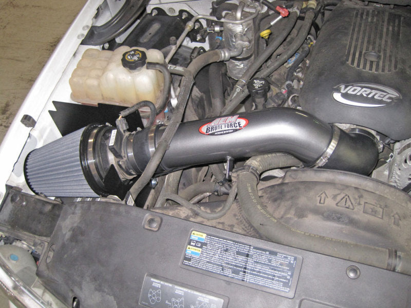 AEM 99-06 Chevy/GMC 5.3/6.0L Silver Brute Force Intake - eliteracefab.com