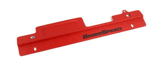 GrimmSpeed 02-07 Subaru Impreza/WRX / 04-07 STI Radiator Shroud w/Tool Tray - Red - eliteracefab.com