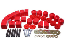 Load image into Gallery viewer, Energy Suspension 86-95 Suzuki Samurai Red 1in Lift Body Mount Set