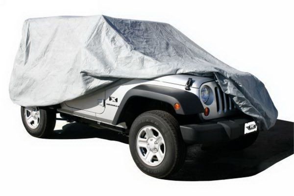 Rampage 1976-1983 Jeep CJ5 Car Cover - Grey - eliteracefab.com