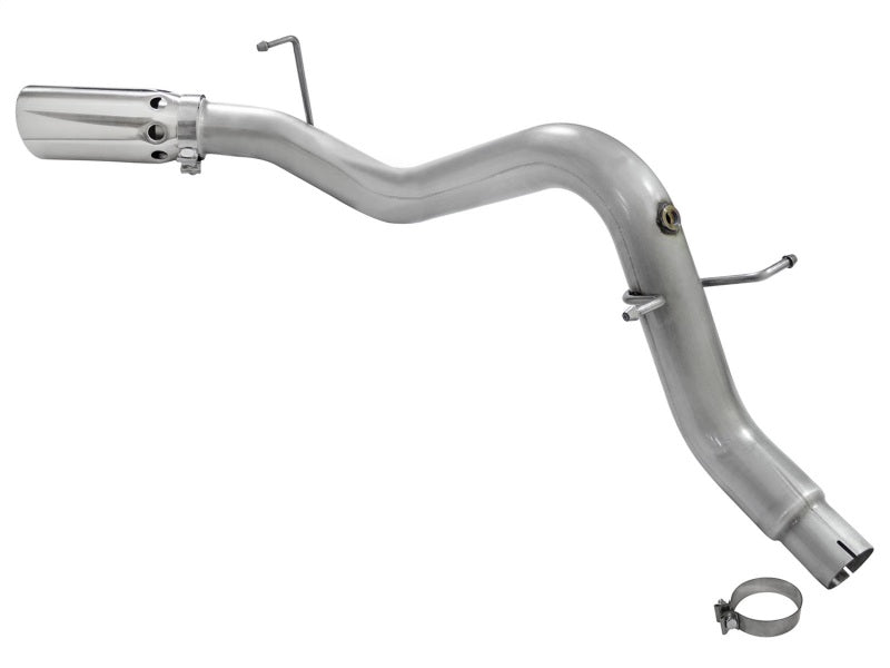 aFe LARGE BORE HD 3.5in DPF-Back Alum Exhaust w/Polished Tip 2016 GM Colorado/Canyon 2.8L (td) aFe