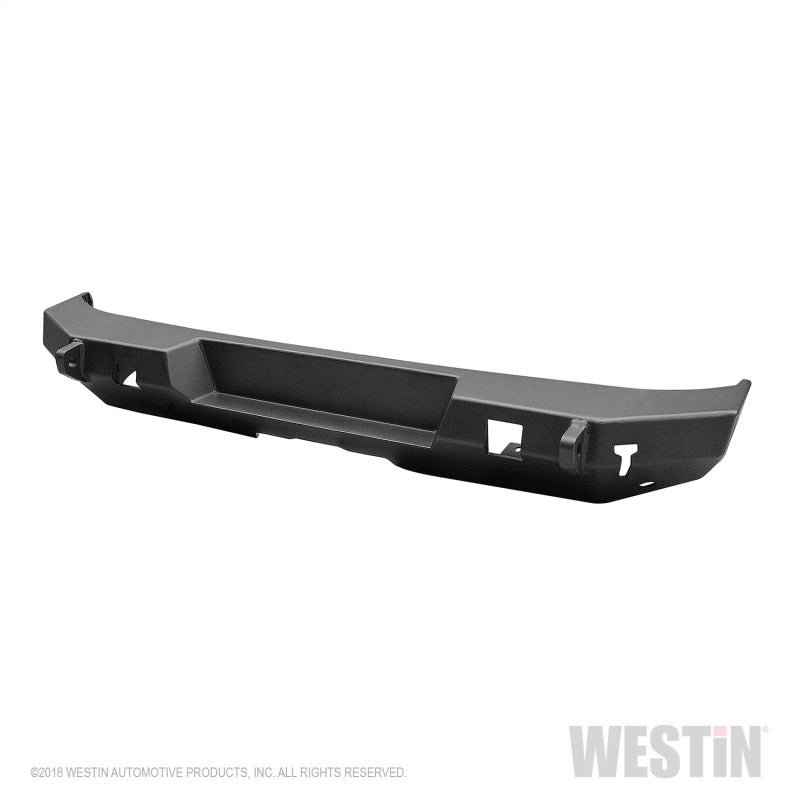 Westin 18-19 Jeep Wrangler JL Rear Bumper - Textured Black - eliteracefab.com