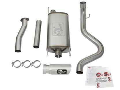 aFe MACHForce XP Cat-Back SS Exhaust w/ Polished Tips 16 Toyota Tacoma V6-3.5L - eliteracefab.com