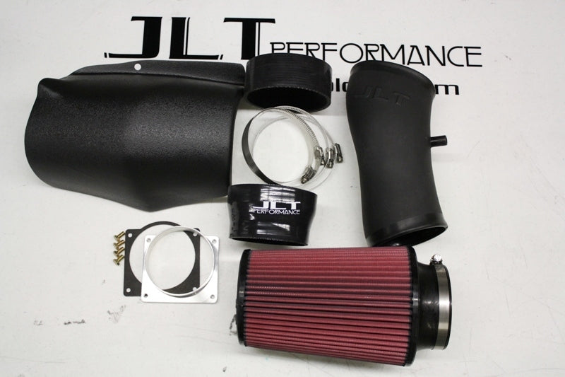 JLT 03-04 Ford Mustang SVT Cobra Black Textured Ram Air Intake Kit w/Red Filter - eliteracefab.com