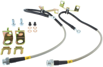 StopTech 95-00 Dodge Viper Stainless Steel Front Brake Line Kit - eliteracefab.com
