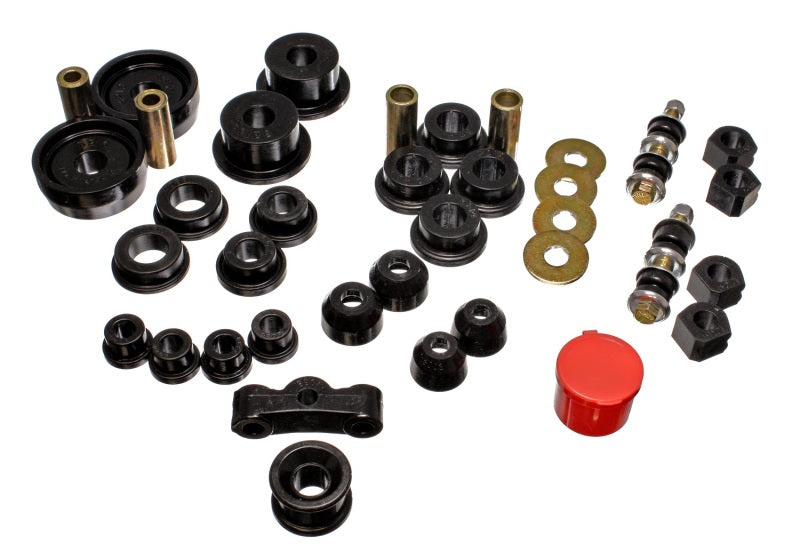 Energy Suspension 84-87 Honda Civic/CRX Black Hyper-Flex Master Bushing Set