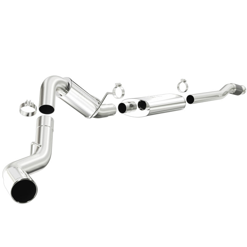 MagnaFlow 2014 Chevy/GMC Silverado/Sierra 1500 V8 6.2L SS Cat-Back Single P/S Rear Side Exit Exhaust - eliteracefab.com